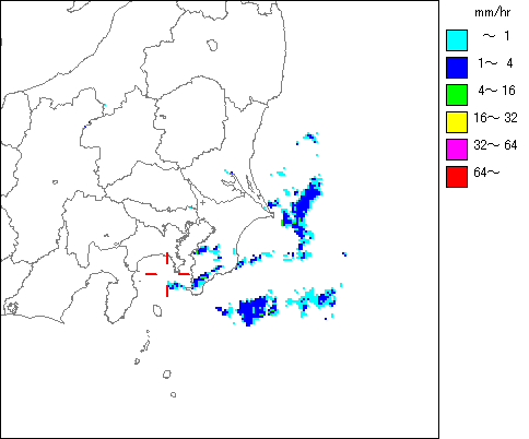 気象レーダー画像