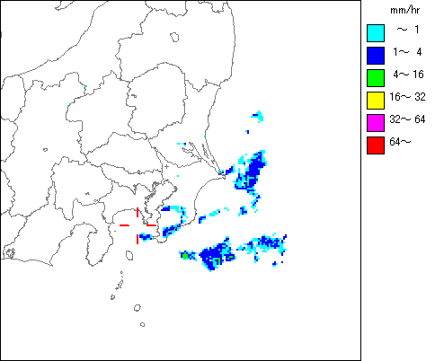 気象レーダー画像