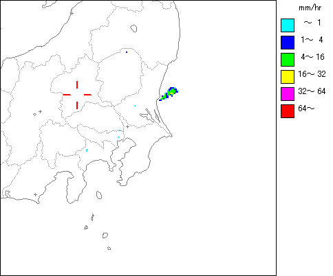 気象レーダー画像