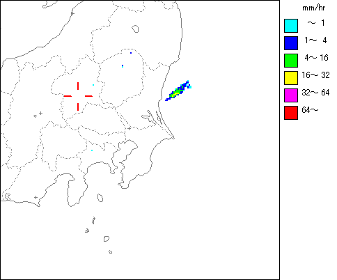 気象レーダー画像