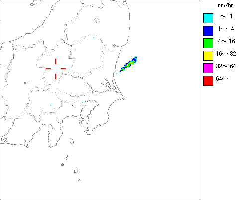 気象レーダー画像
