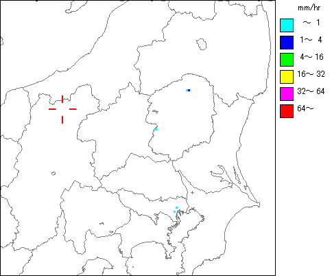 気象レーダー画像