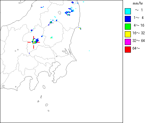 気象レーダー画像