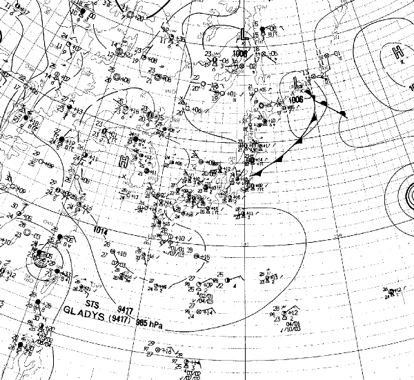 地上天気図