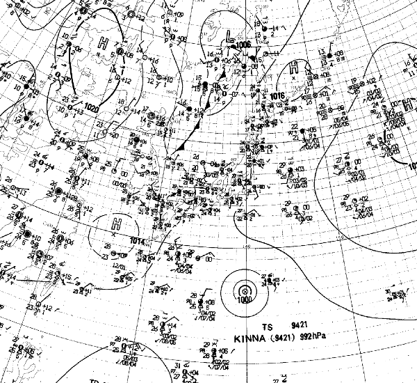 地上天気図