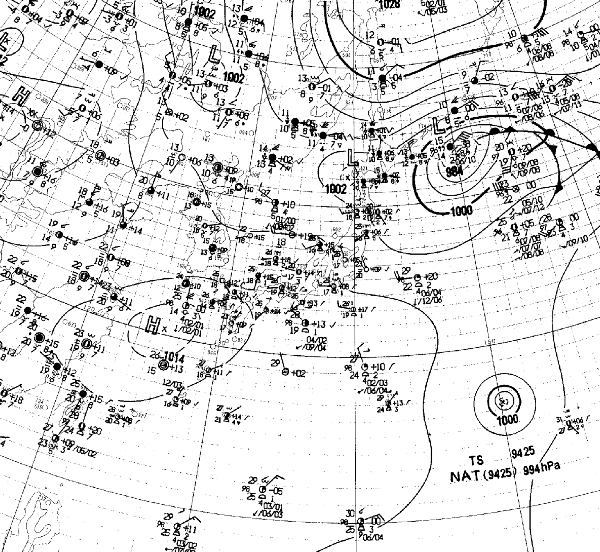 地上天気図