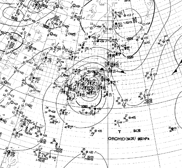 地上天気図