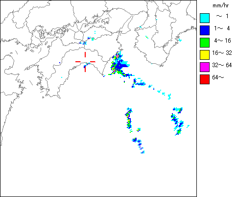気象レーダー画像