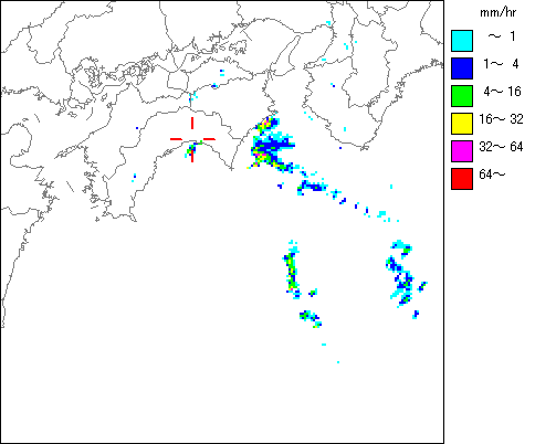 気象レーダー画像