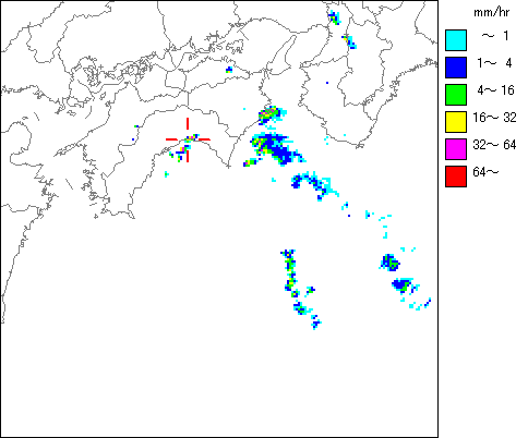 気象レーダー画像