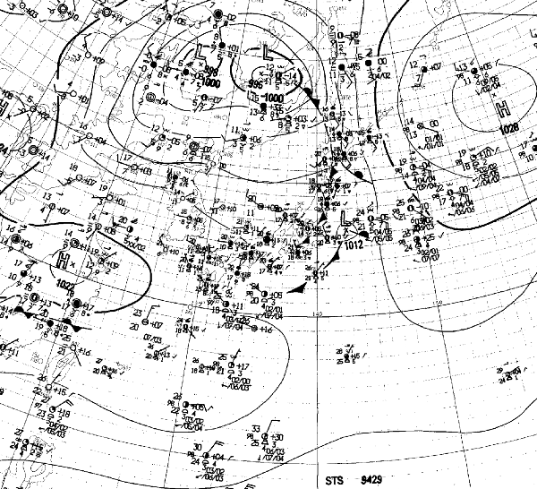 地上天気図