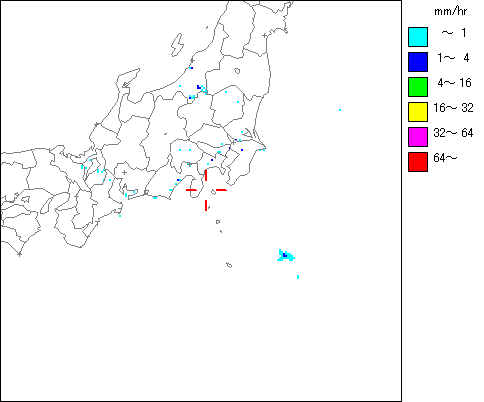 気象レーダー画像