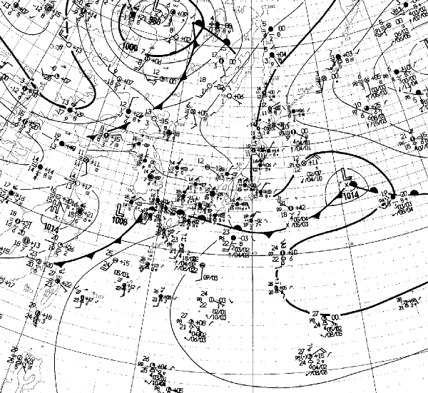 地上天気図
