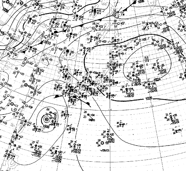 地上天気図