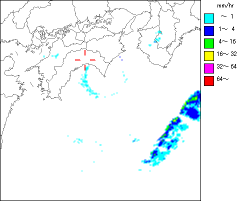 気象レーダー画像