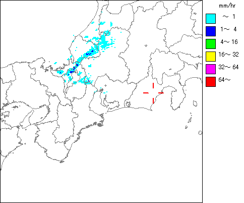 気象レーダー画像