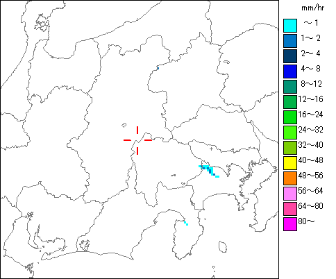 気象レーダー画像