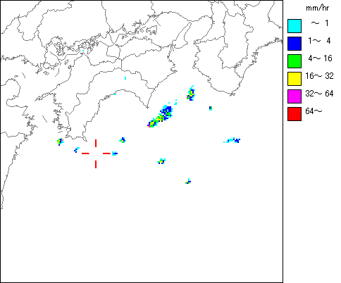 気象レーダー画像