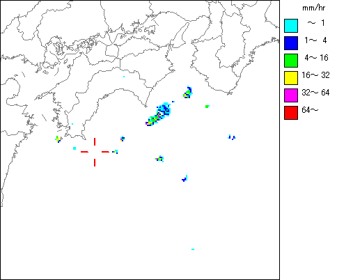 気象レーダー画像