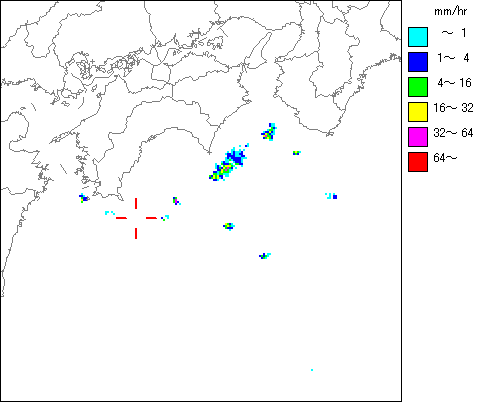 気象レーダー画像