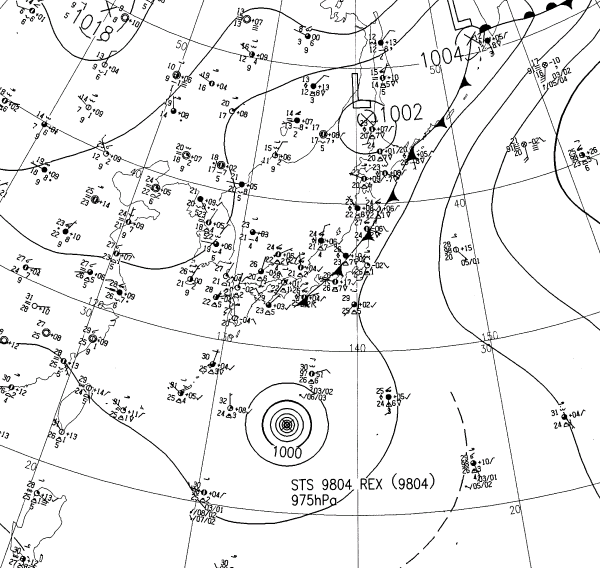 地上天気図