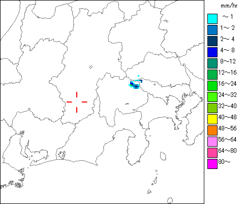 気象レーダー画像