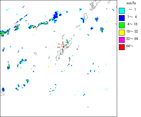 気象レーダー画像