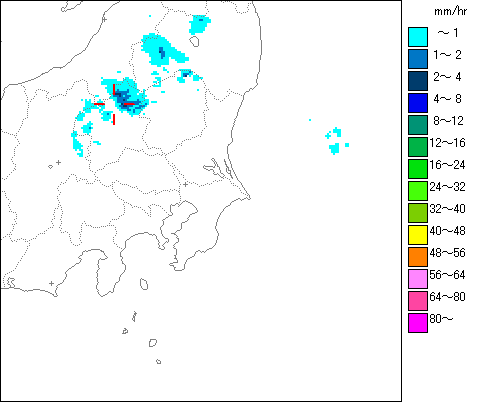 気象レーダー画像