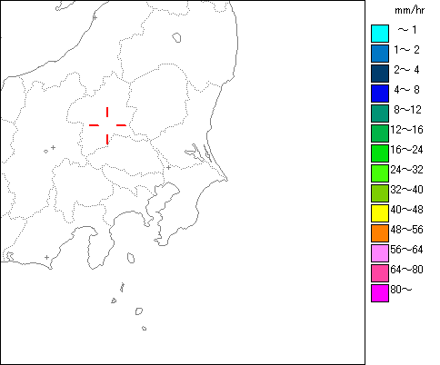 気象レーダー画像