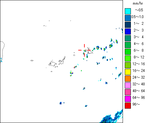 気象レーダー画像