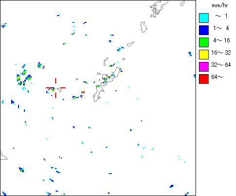 気象レーダー画像