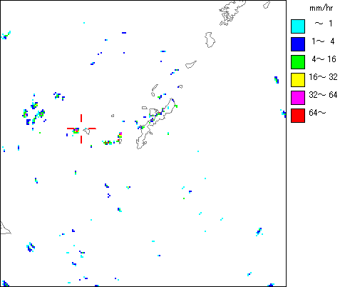 気象レーダー画像
