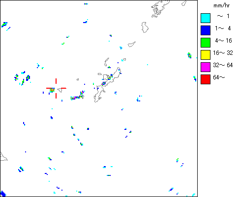 気象レーダー画像
