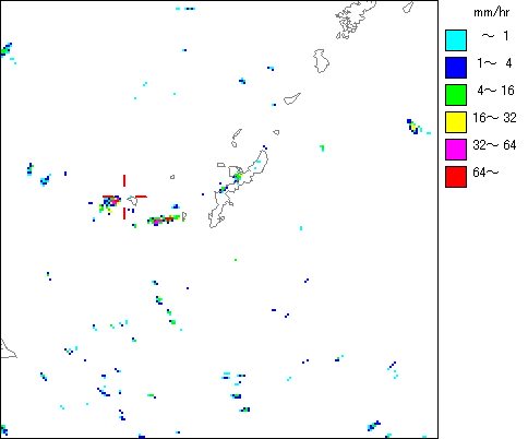気象レーダー画像