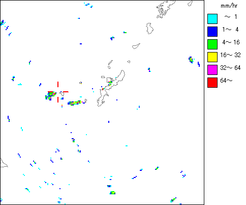 気象レーダー画像