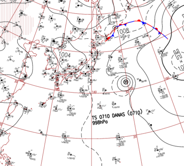 地上天気図