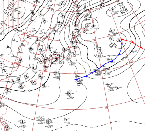 地上天気図