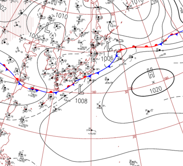 地上天気図