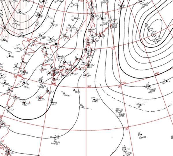 地上天気図