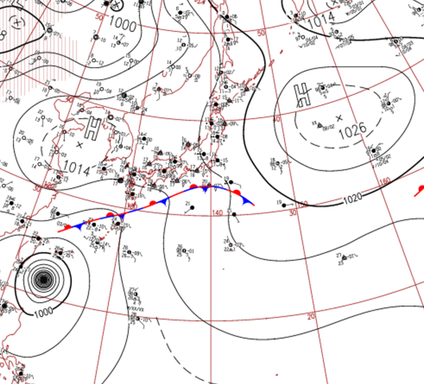 地上天気図