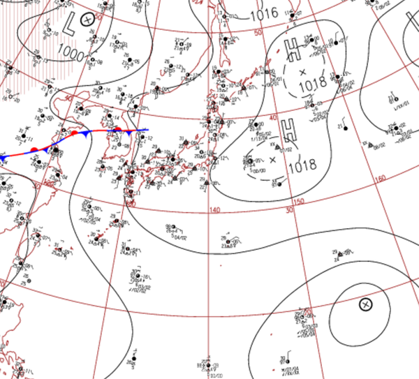 地上天気図