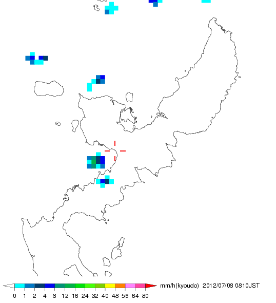 気象レーダー画像