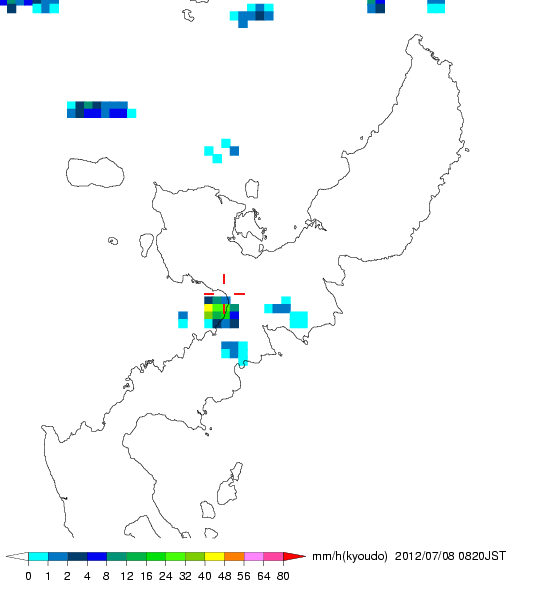 気象レーダー画像