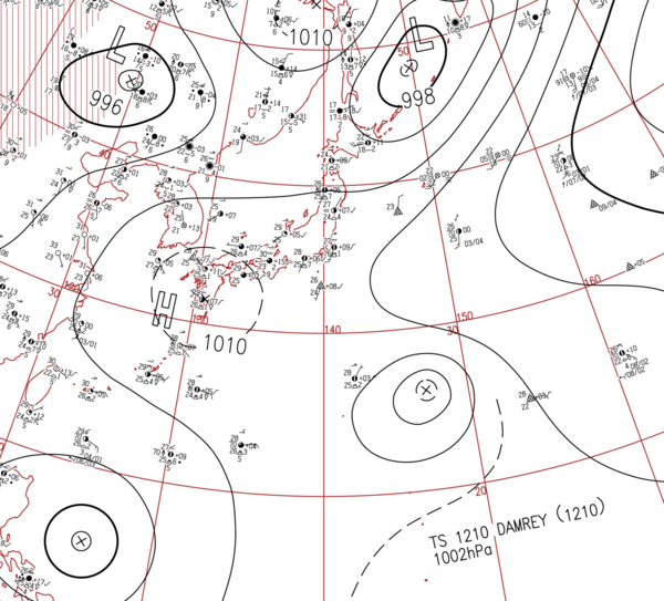 地上天気図