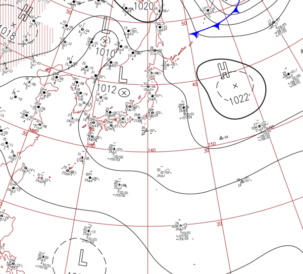 地上天気図