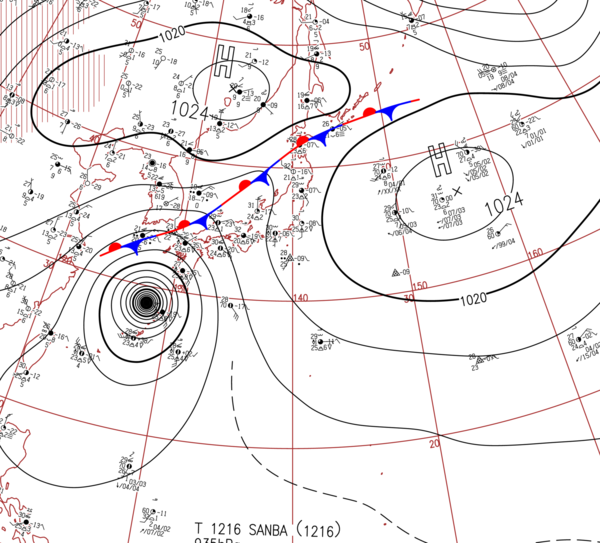 地上天気図