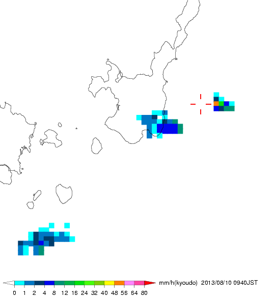 気象レーダー画像