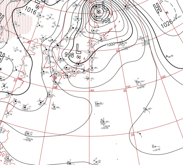 地上天気図