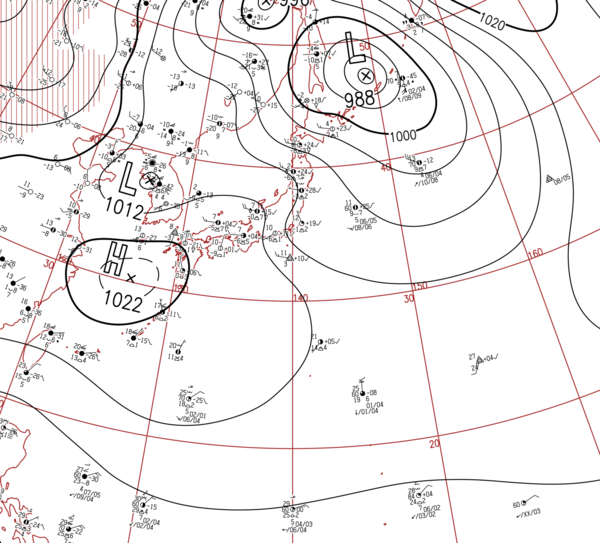 地上天気図
