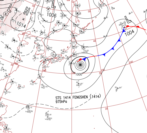 地上天気図